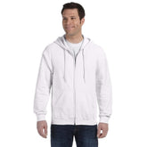 CLASSIC HOODIE ZIP UP 50/50 COTTON POLY BLEND GILDAN